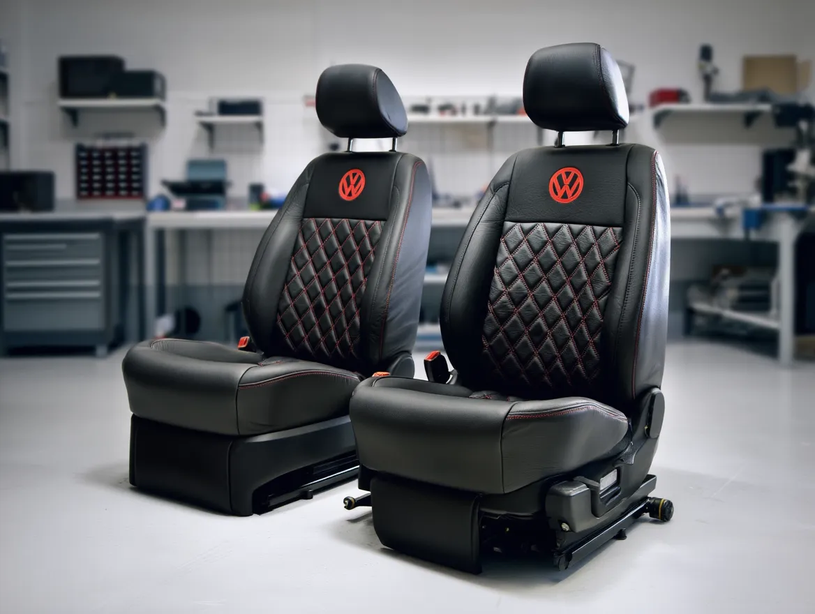 Custom VW Caddy seats upholstery Teesside